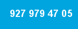 927 979 47 05 927 979 47 05